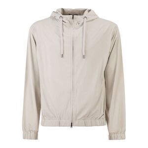 Herno Men Stretch Techno-Nylon Bomber Jacket